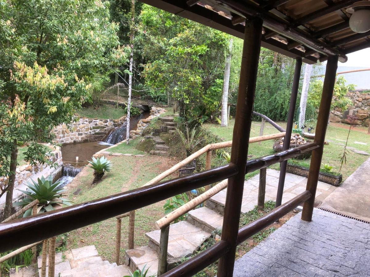 Pousada Vertente Das Aguas Lumiar Bagian luar foto
