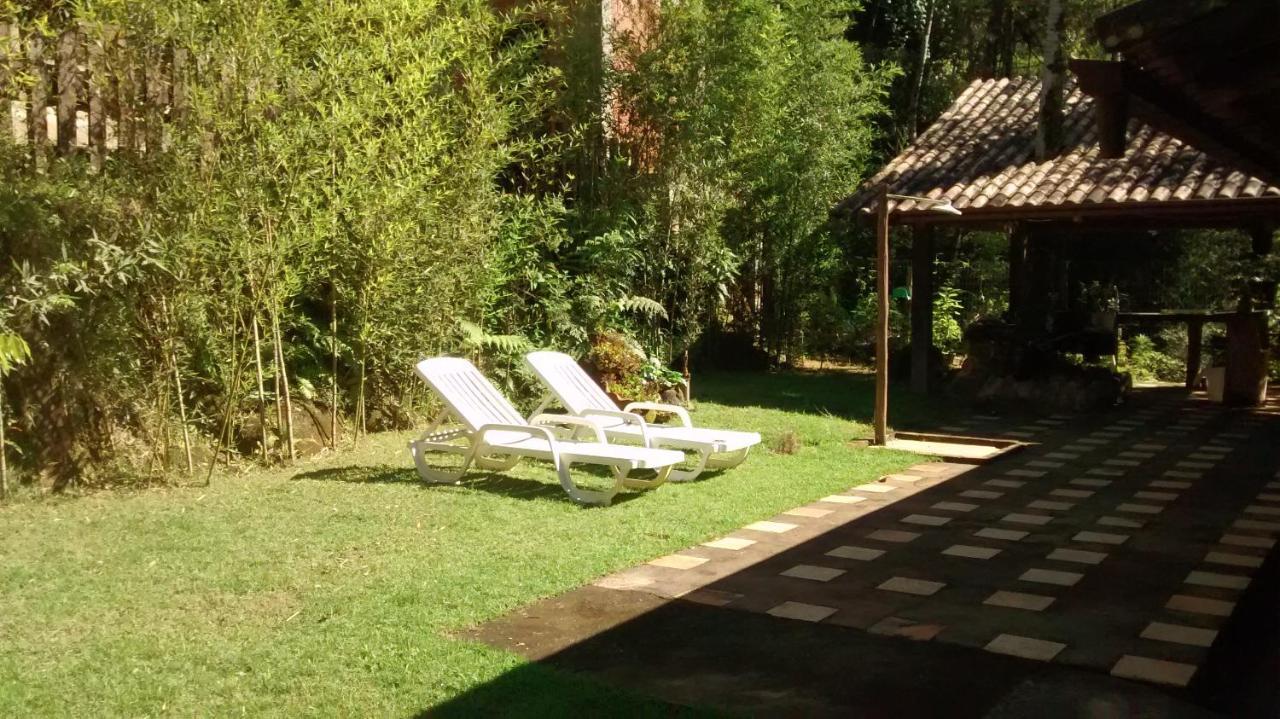 Pousada Vertente Das Aguas Lumiar Bagian luar foto