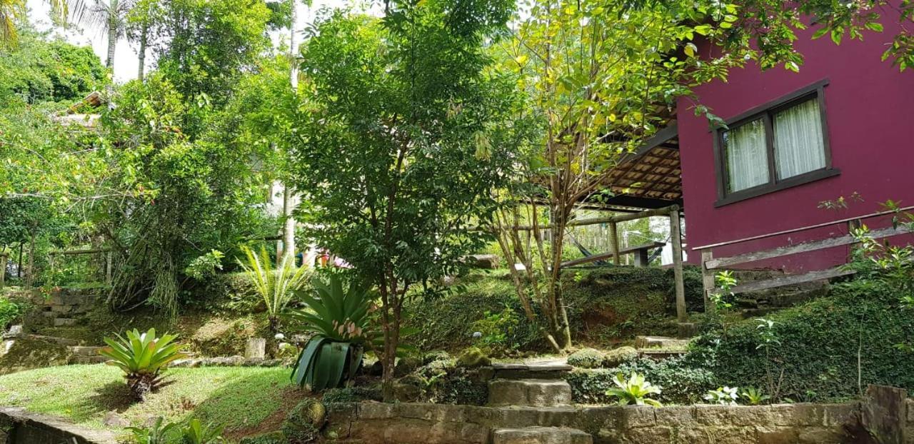 Pousada Vertente Das Aguas Lumiar Bagian luar foto