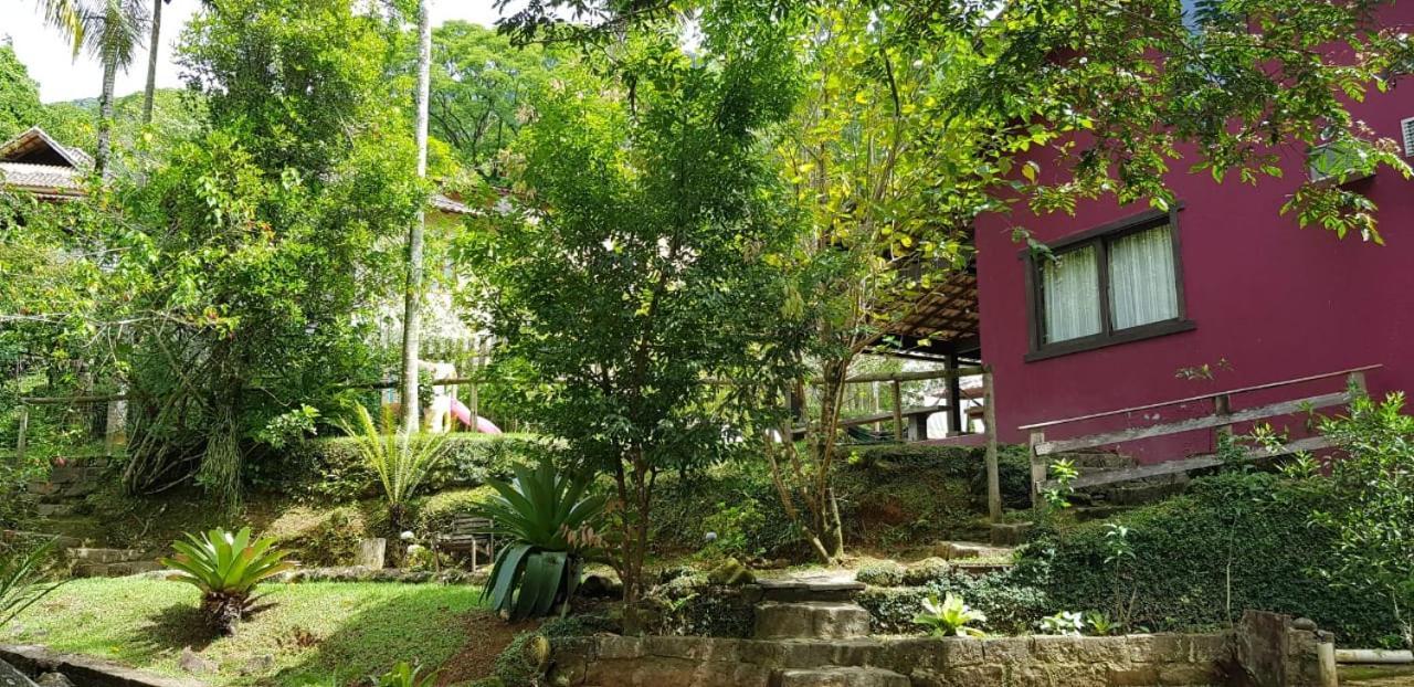 Pousada Vertente Das Aguas Lumiar Bagian luar foto